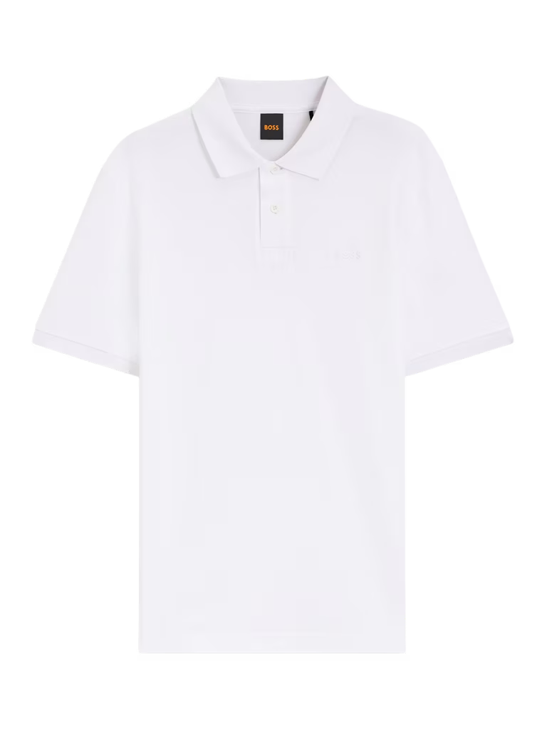 BOSS Polo T-Shirt In Honeycomb-structured Cotton Piqué