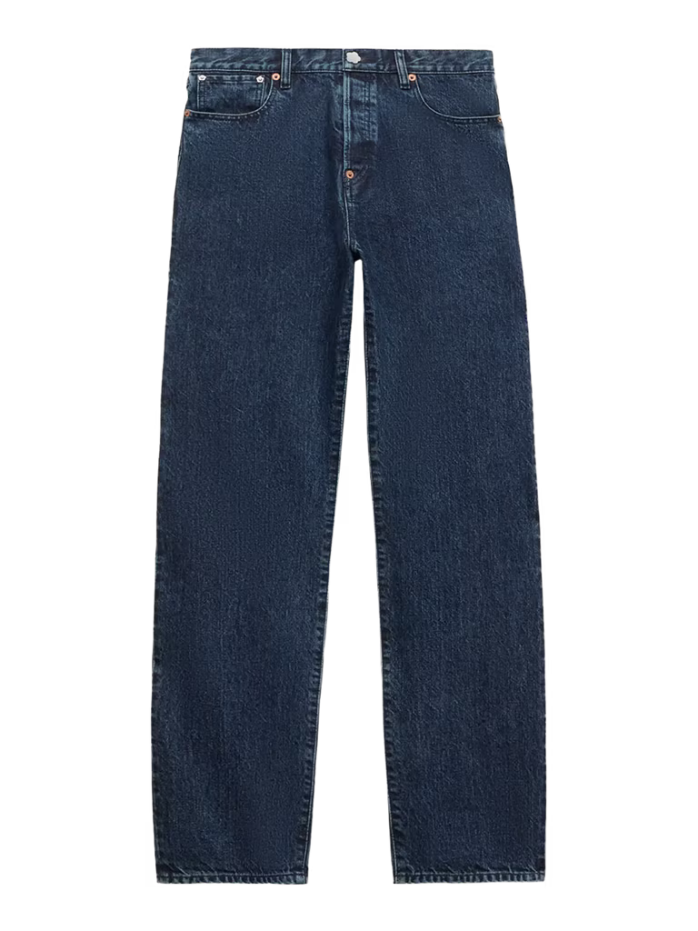 KENZO Signature Straight Fit Jeans In Japanese Denim