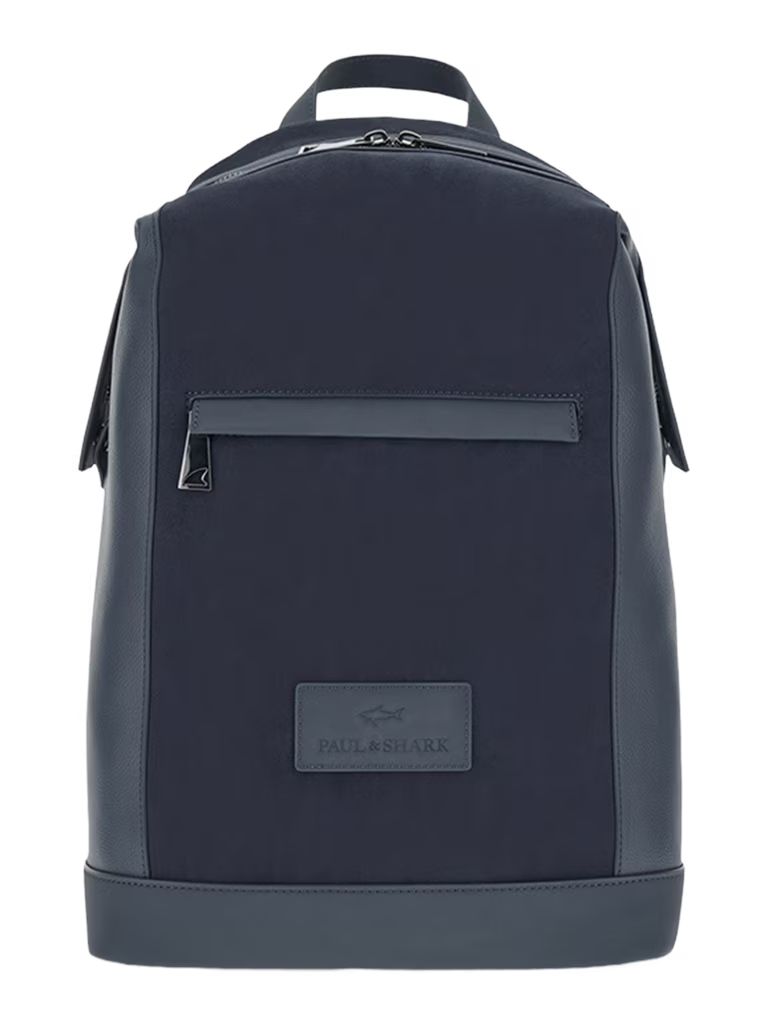 Paul & Shark Firenze Backpack In Leather And Suede