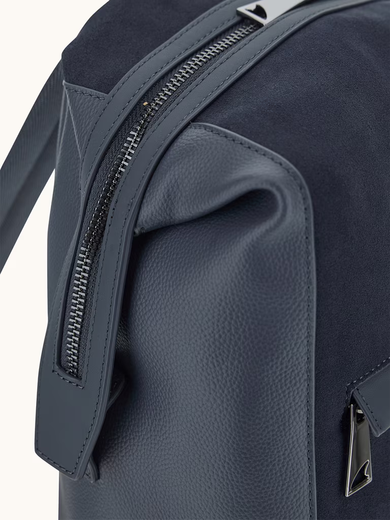 Paul & Shark Firenze Backpack In Leather And Suede