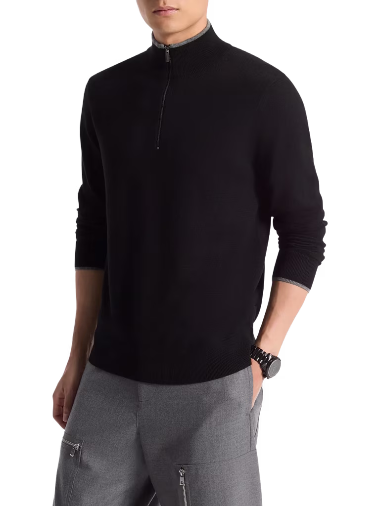 Michael Kors Wool Half-zip Sweatshirt