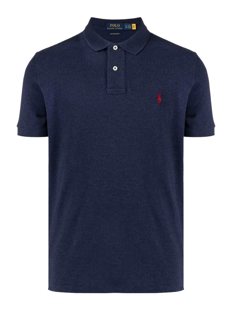 Polo Ralph Lauren Custom Slim Fit Mesh Polo T-Shirt