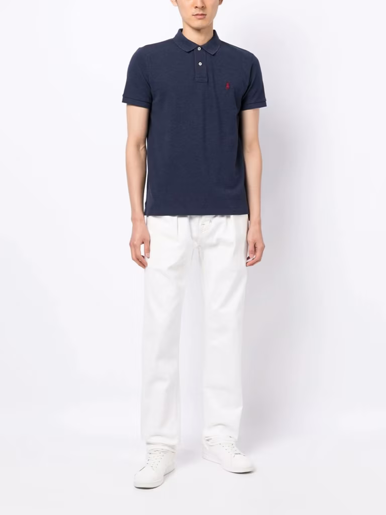 Polo Ralph Lauren Custom Slim Fit Mesh Polo T-Shirt