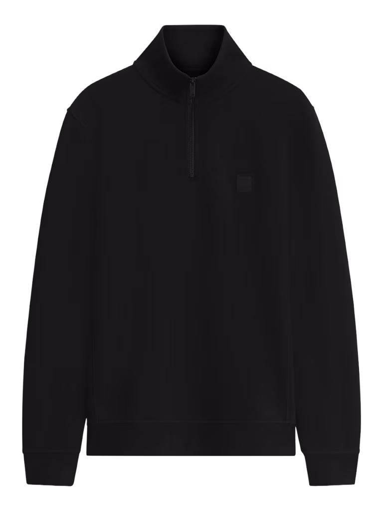 BOSS Sweatshirt With Zip Collar