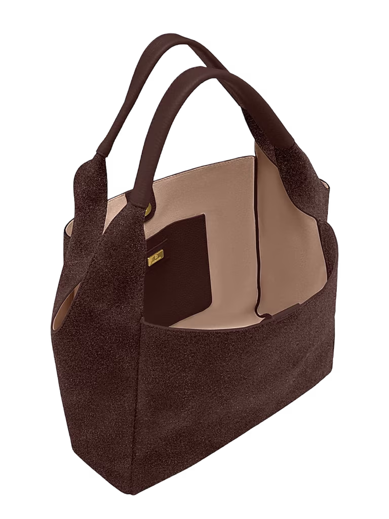 Aigner Zaira Suede Hobo Bag S