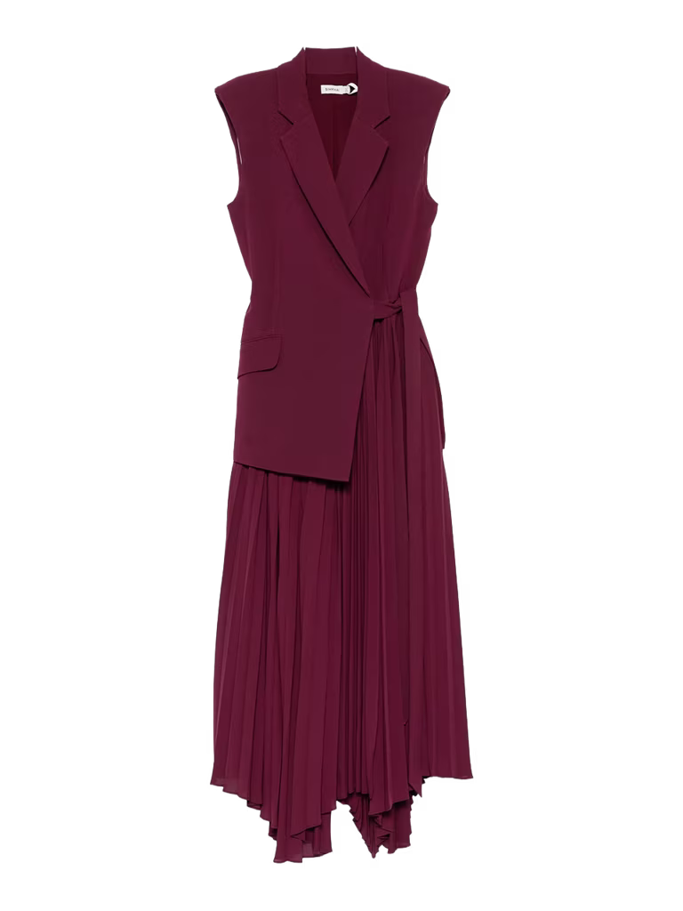 Jonathan Simkhai Asymmetric-Hem Midi Dress