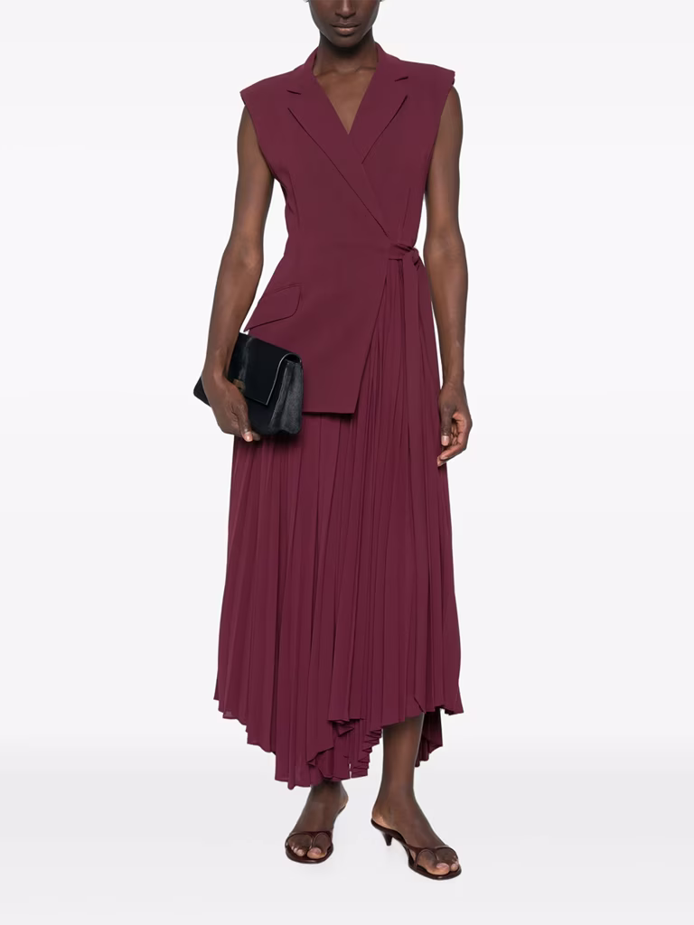 Jonathan Simkhai Asymmetric-Hem Midi Dress
