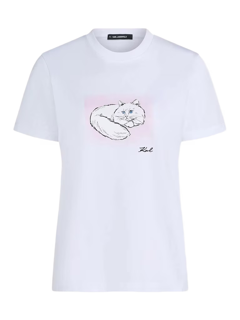 Karl Lagerfeld Illustrated Portrait T-Shirt
