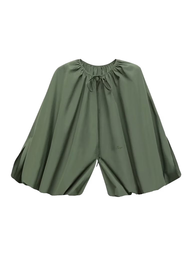 KENZO Oversized Pleated Top