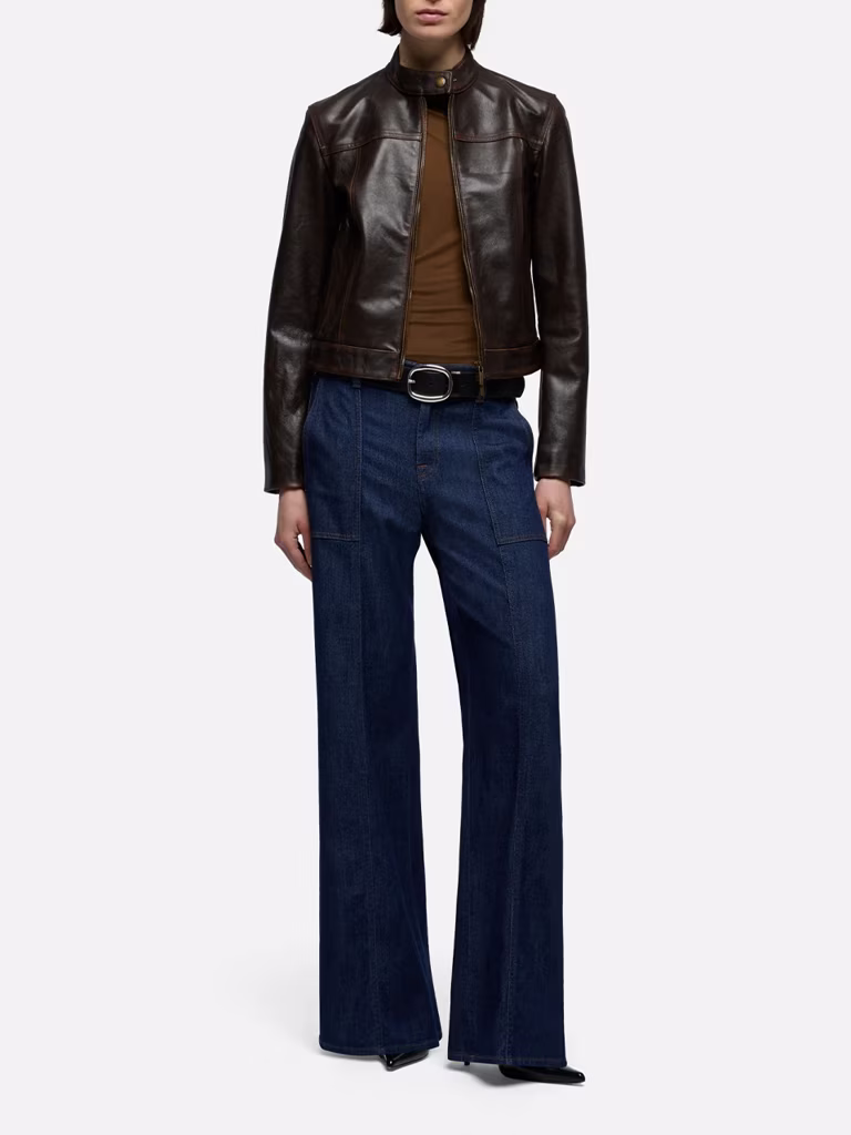 7 For All Mankind Utility Lotta Wide Leg Jeans