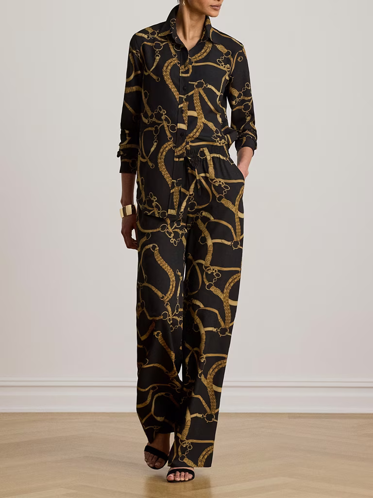 Lauren Ralph Lauren Crepe Shirt