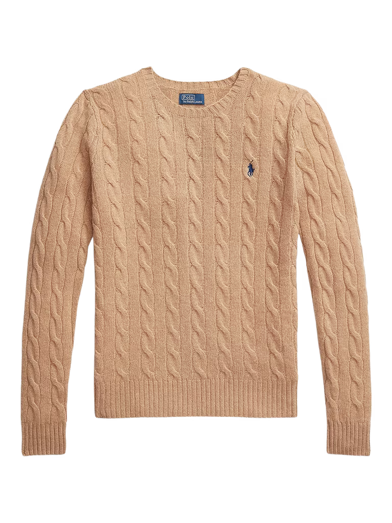 Polo Ralph Lauren Cable Wool-cashmere Sweatshirt