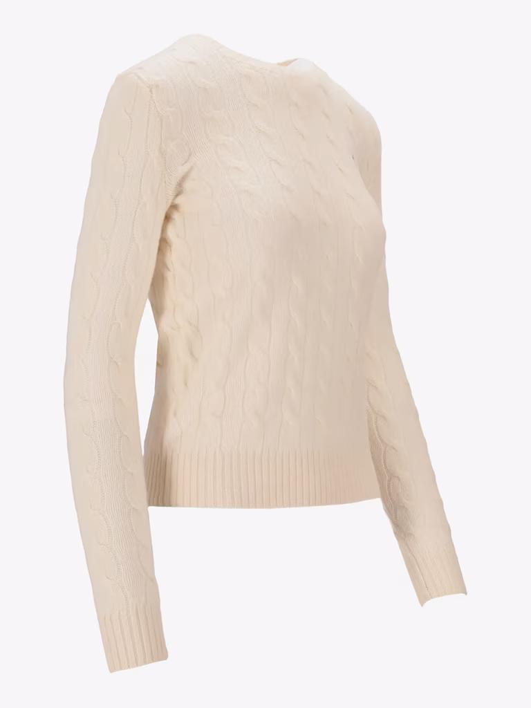 Polo Ralph Lauren Cable Wool-cashmere Sweatshirt
