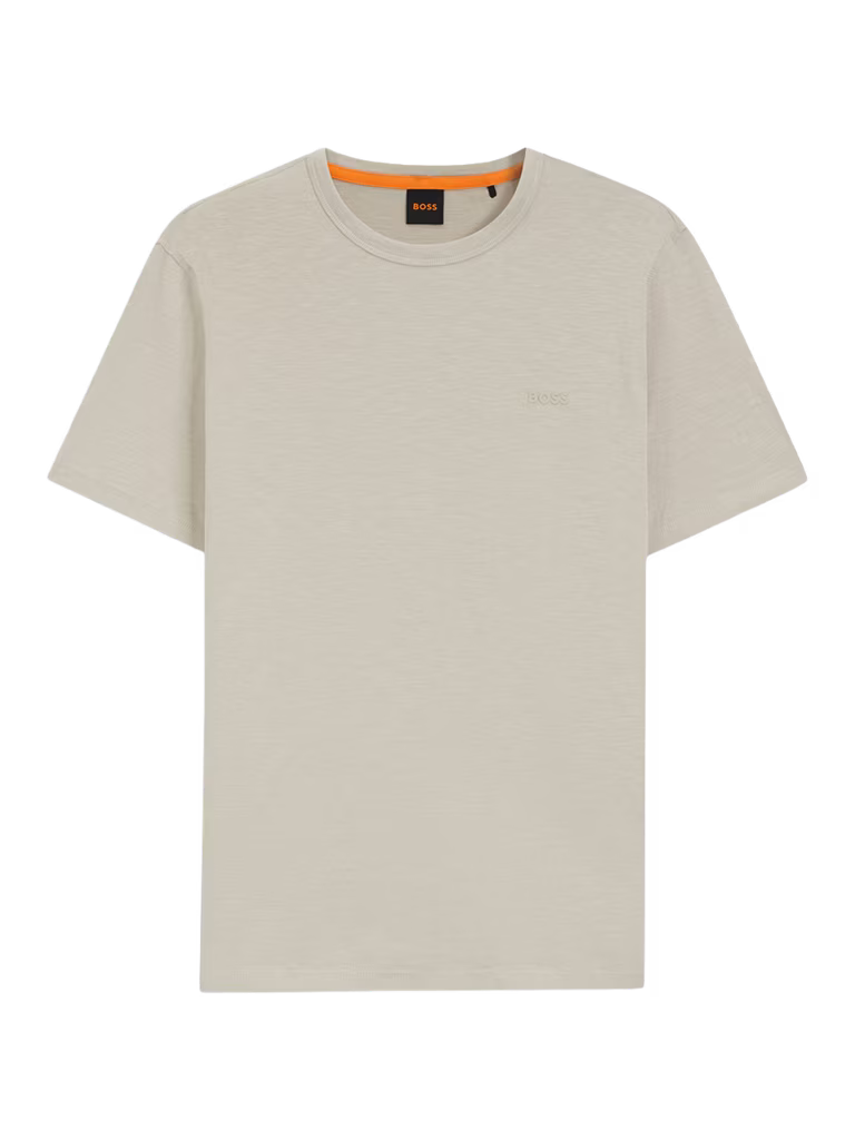 BOSS Cotton T-Shirt With Logo Detail