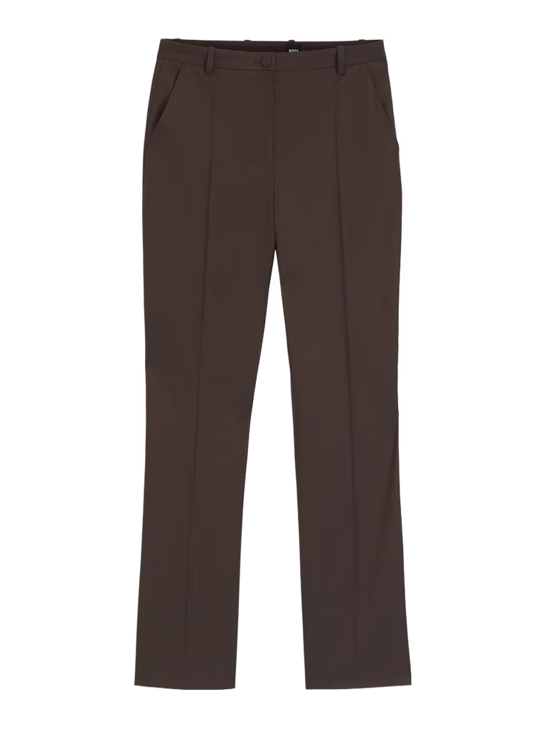 BOSS Virgin Wool Relaxed-Fit Trousers